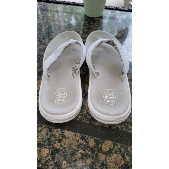 WELL LOVED Hey Dude Sami Thong Sandals Flip Flops Men's Size 12 - Picture 2 of 4
